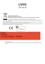 Предварительный просмотр 10 страницы Livoo DOP188 User Manual