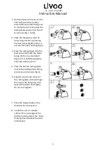 Предварительный просмотр 6 страницы Livoo DOP224 Instruction Manual