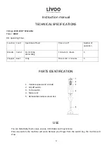 Предварительный просмотр 5 страницы Livoo DOP227 Instruction Manual