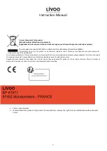 Preview for 9 page of Livoo DOP239 Instruction Manual