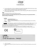 Preview for 10 page of Livoo DOS131 User Manual