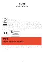 Предварительный просмотр 4 страницы Livoo DOS183 Instruction Manual