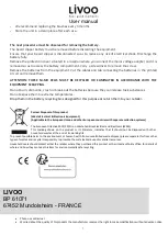 Preview for 6 page of Livoo DOS188 User Manual