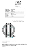 Предварительный просмотр 3 страницы Livoo DOS189 User Manual