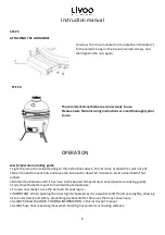 Предварительный просмотр 9 страницы Livoo KAMADO DOC283 Instruction Manual