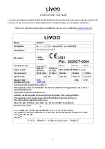 Preview for 3 page of Livoo KD-TB103 Instruction Manual