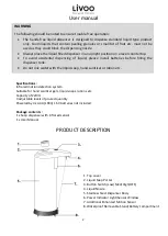 Предварительный просмотр 3 страницы Livoo SA109 User Manual