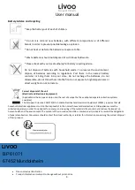 Предварительный просмотр 5 страницы Livoo SA109 User Manual