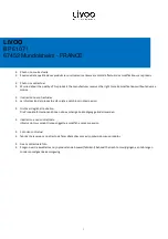 Preview for 5 page of Livoo TEA225 User Manual