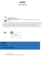 Preview for 4 page of Livoo TEA256 User Manual