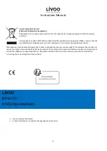 Предварительный просмотр 5 страницы Livoo TEA289 Instruction Manual