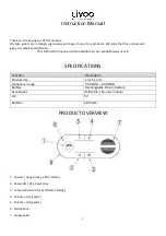 Предварительный просмотр 2 страницы Livoo TEC582 Instruction Manual