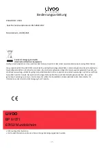 Предварительный просмотр 36 страницы Livoo TEC615 User Manual