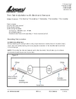 Предварительный просмотр 1 страницы Livorsi TTK1050EM Installation Manual