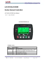 LIXiSE LXC3110 User Manual предпросмотр