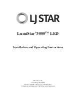 Предварительный просмотр 1 страницы LJ Star LumiStar 3000 LED Manual