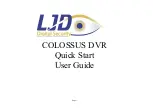 LJD Digital Security COLOSSUS Quick Start User Manual preview