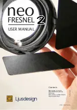 Ljusdesign neo FRESNEL 2 User Manual preview