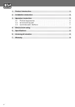 Preview for 2 page of LLG uniPERISTALTICPUMP 3 Instruction Manual