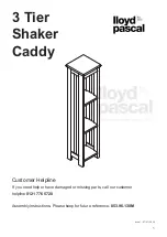 Lloyd Pascal 3 Tier Shaker Caddy Manual preview