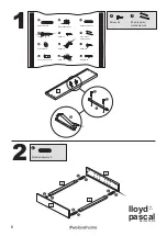 Предварительный просмотр 6 страницы Lloyd Pascal Double Mirror Cabinet Assembly Instructions Manual