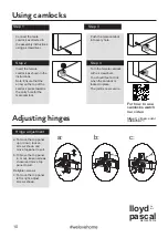 Предварительный просмотр 10 страницы Lloyd Pascal Double Mirror Cabinet Assembly Instructions Manual