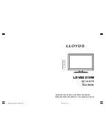 Preview for 1 page of Lloyd LDVD2210W User Manual