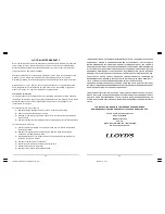 Preview for 18 page of Lloyd LDVD2210W User Manual