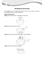 Preview for 9 page of Lloyd LHO120D Instruction Manual