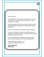 Preview for 2 page of Lloyd LT48N User Manual