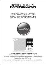 Lloyd LW12A2 User Manual preview