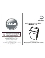 Предварительный просмотр 1 страницы Lloyd LWDD80ST Instruction Manual