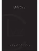 Предварительный просмотр 1 страницы LLOYDS CLW Operating Instructions Manual