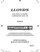 LLOYDS DVDV816L Operation Manual preview