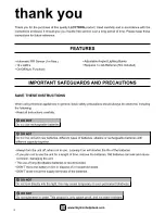 Предварительный просмотр 2 страницы LLOYTRON D2251 Operating Instructions