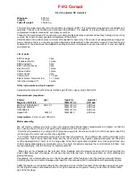 LM model F-4U Corsair User Manual preview