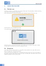 Предварительный просмотр 22 страницы LM DTS Reader User Manual