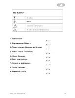 Preview for 3 page of LMF Clima HPH 14 Installation, Operation And Maintenance Manual