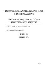 Предварительный просмотр 1 страницы LMF Clima SIL 160 Installation, Operation & Maintenance Manual