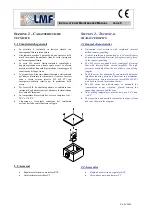 Предварительный просмотр 8 страницы LMF Clima SIL 160 Installation, Operation & Maintenance Manual