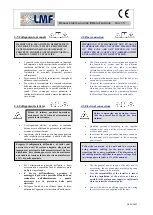 Предварительный просмотр 13 страницы LMF Clima SIL 160 Installation, Operation & Maintenance Manual