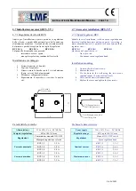 Предварительный просмотр 14 страницы LMF Clima SIL 160 Installation, Operation & Maintenance Manual