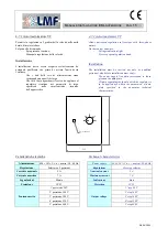 Предварительный просмотр 15 страницы LMF Clima SIL 160 Installation, Operation & Maintenance Manual