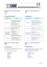 Preview for 25 page of LMF EKA 10 Installation, Operation & Maintenance Manual