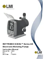 Предварительный просмотр 1 страницы LMI Technologies ROYTRONIC EXCEL AD2 Instruction Manual