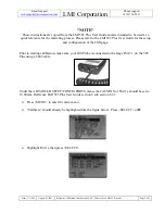 Preview for 2 page of LMI 585 Plus Mastering Instructions