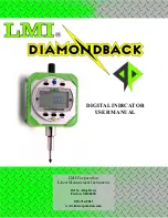 LMI Diamonback User Manual preview