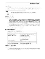 Preview for 5 page of LMI Excel XR Series Manual