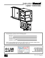 Предварительный просмотр 1 страницы LMI Liquitron DC4500 Series Instruction Manual