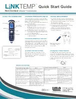 Предварительный просмотр 2 страницы lmp LiNKTEMP Manual